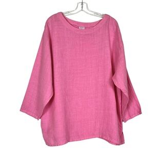 Marc Ware Pink Linen Top